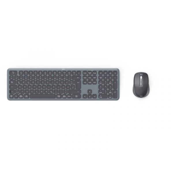 Hama WKM-550 vezeték nélküli billentyű és egér szett, 2,4GHz+Bluetooth, Magyar kiosztás, fekete (13173065)